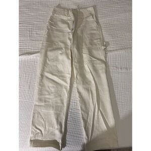 Back Beat Co White Painter Pants